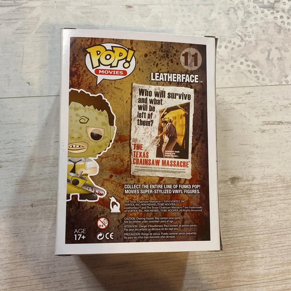 Funko Pop Leatherface #11 The Texas Chainsaw Massacre Horror Figure - Picture 4 of 8